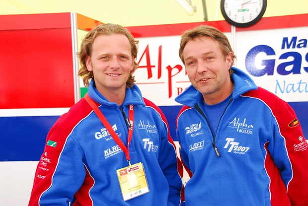 Klaffi and Parzer at the TT (JF Weiser)